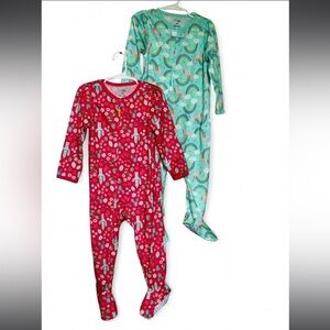 Carter's Girl Pyjamas Onesie Bundle Of 3 Size: 24 Months